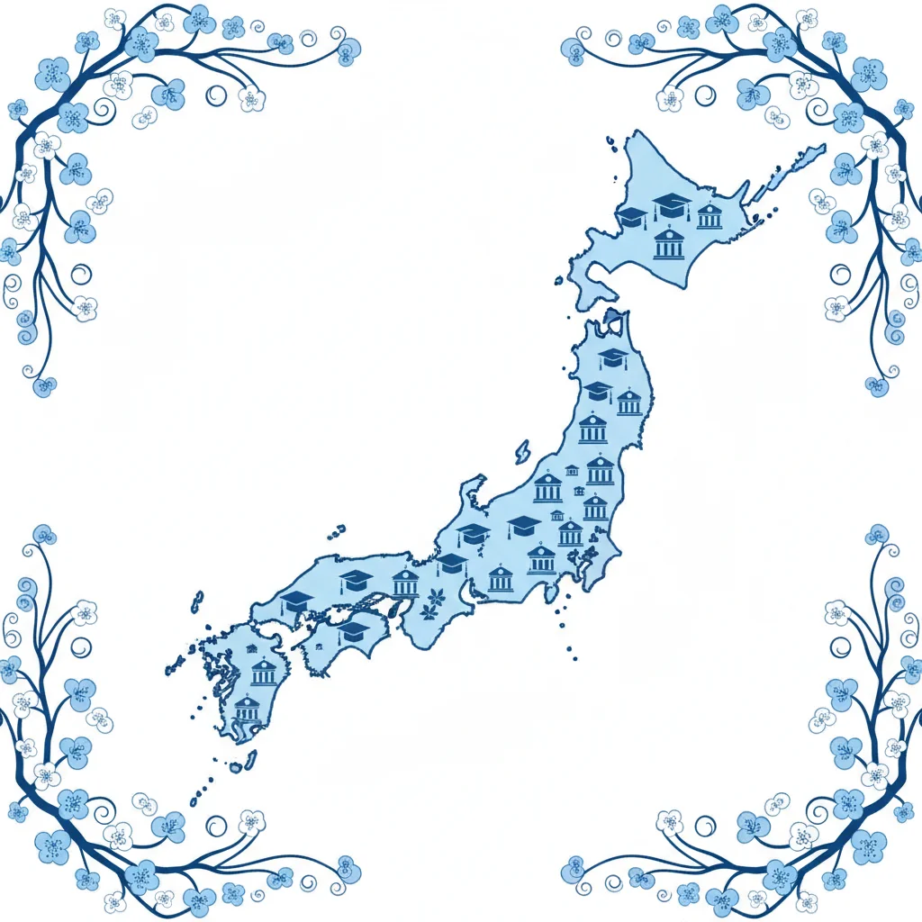日本全国の国公立薬学部所在地マップ