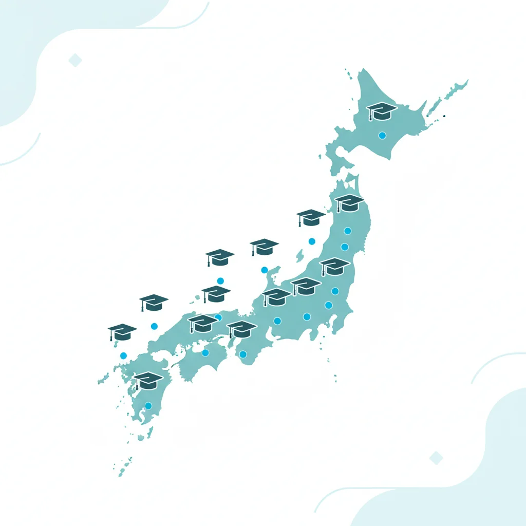 全国の国公立薬学部分布マップ
