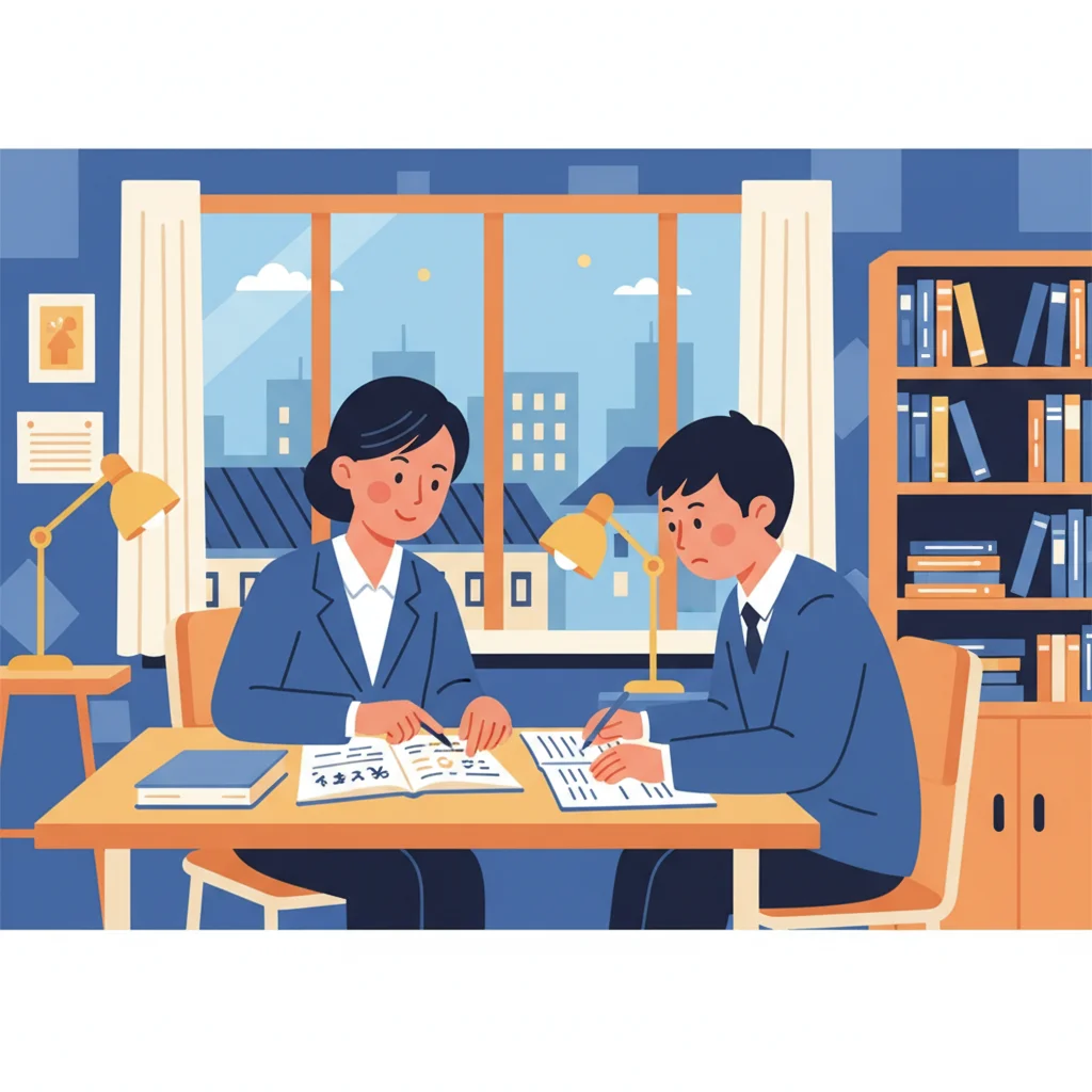 PharmAssistの指導イメージイラスト