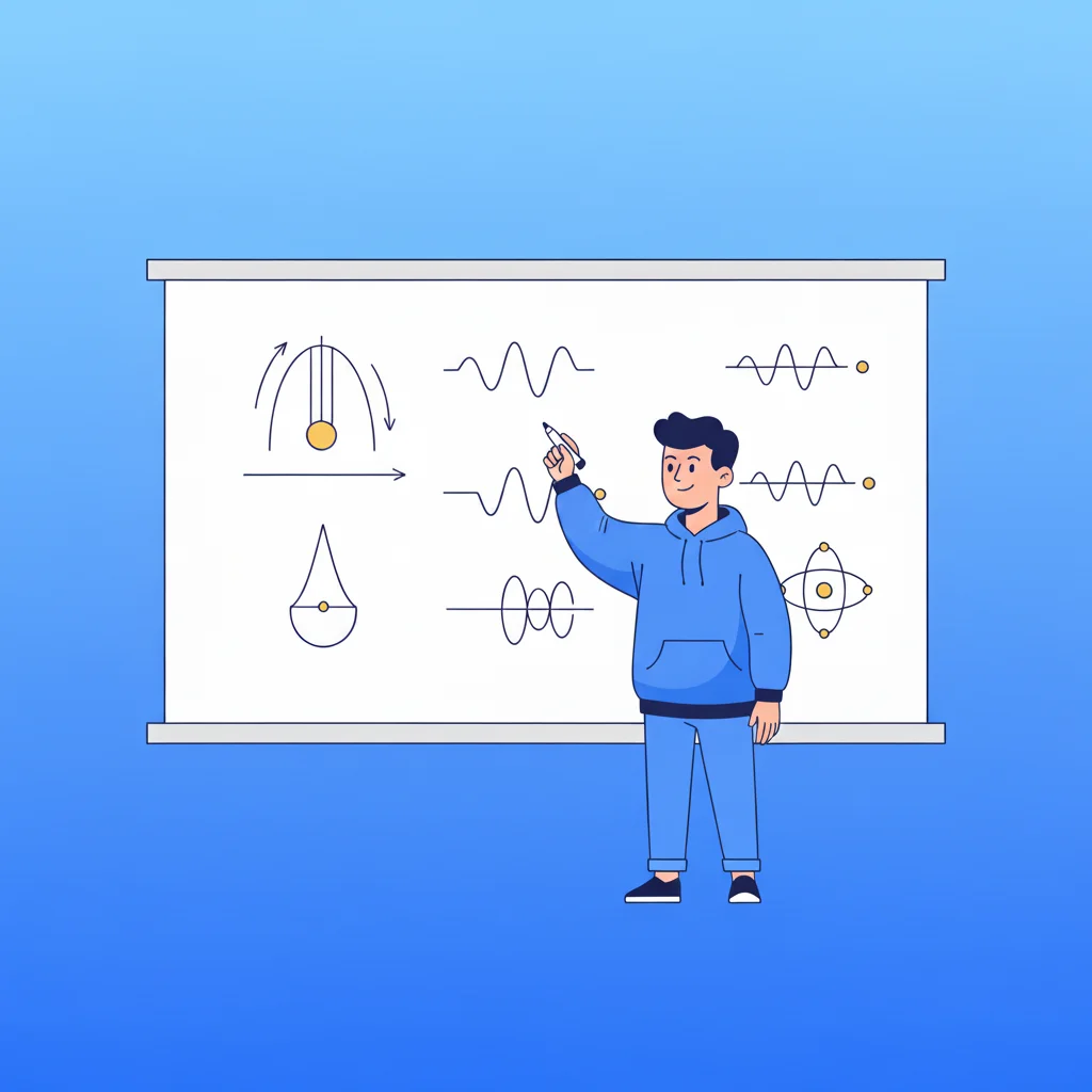 物理を選択する薬学部受験生のメリットとデメリットを表すフラットイラスト