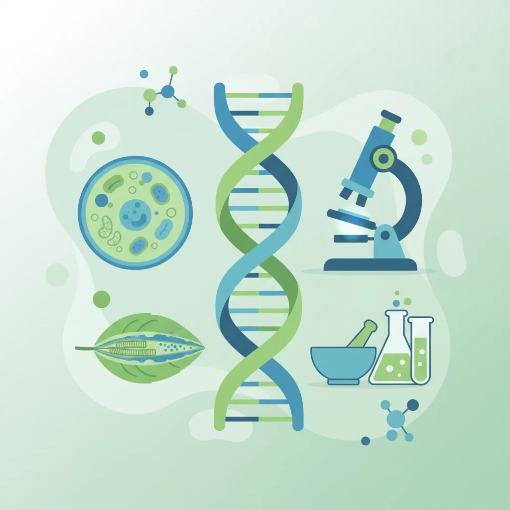 生物を選択する薬学部受験生のメリットとデメリットを表すフラットイラスト