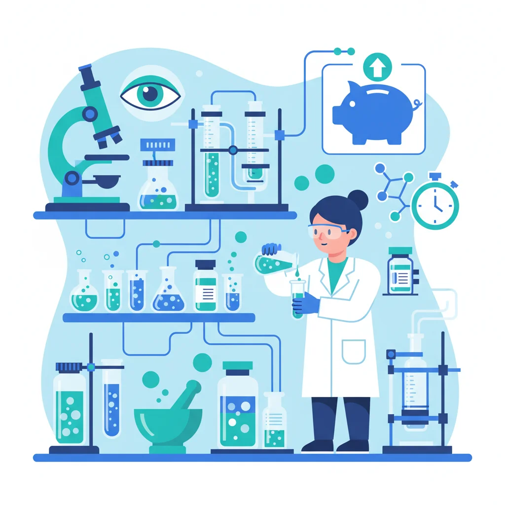 薬学部実験設備イラスト