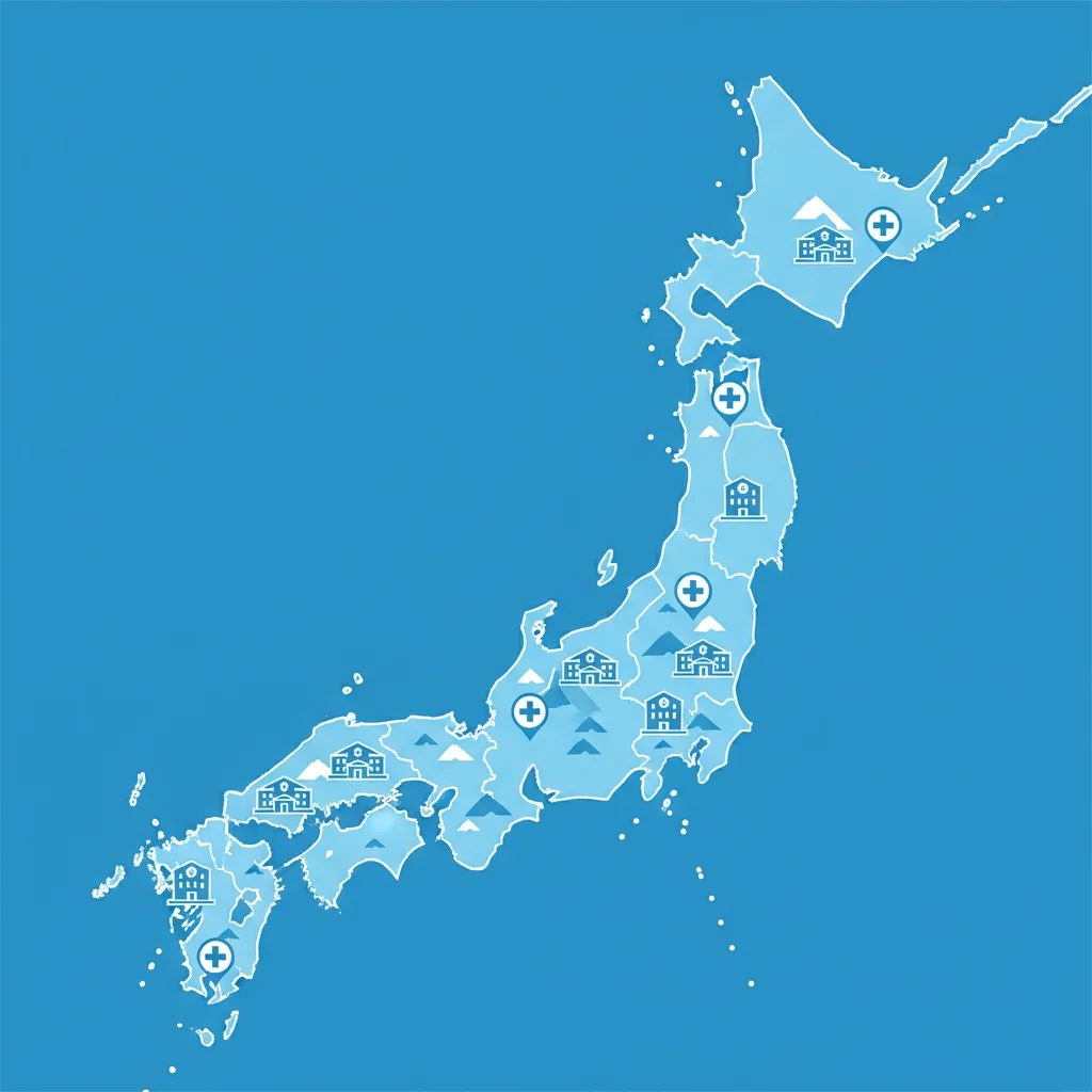 関東エリアの薬学部がある大学の分布イメージ