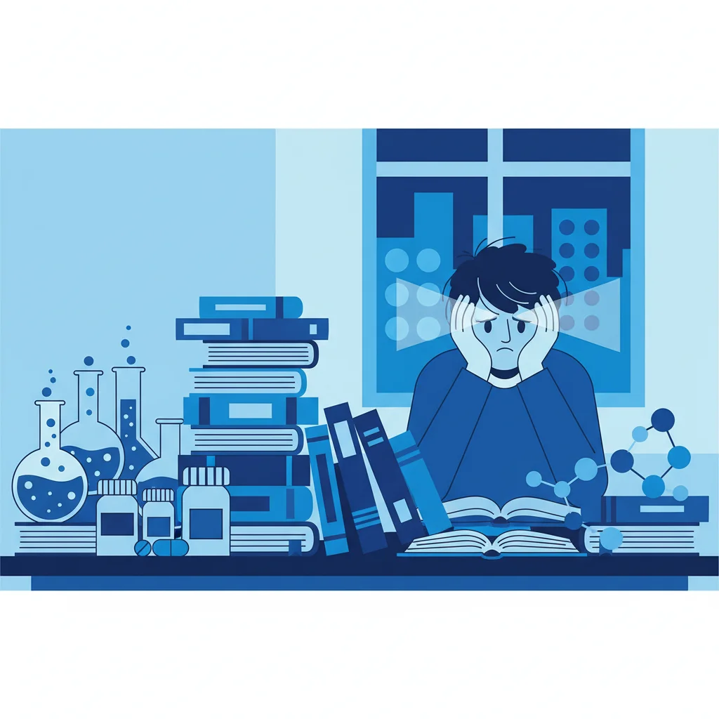 薬学部の勉強がきつい理由・参考書と化学のイメージ
